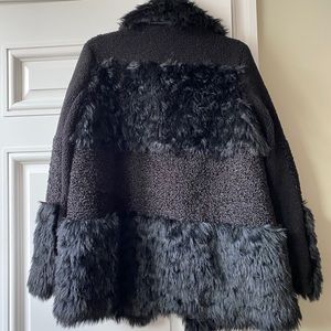 Kensie Women's Short Fuax Fur Coat